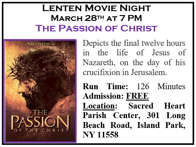 Lenten Movie Night